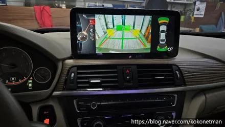{존슨썬팅 강동구 성내점} BMW 3 시리즈 순전 모니터 고장으로  안드로이드 올인원 교체