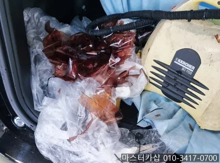 [대전썬팅] 코란도 C -  솔라가드 HP 스모크 썬팅 재시공_대전 마스터카샵