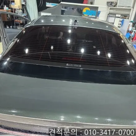 대전 아반떼 CN7 솔라가드 V 썬팅 재시공
