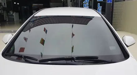 [LF 소나타] 솔라가드 HP 스모크 전면 부분 선팅. 대전 썬팅 전문점 / 대전 마스터카샵