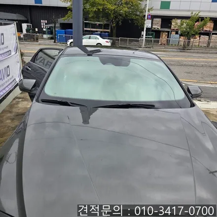 대전 아반떼 CN7 솔라가드 V 썬팅 재시공