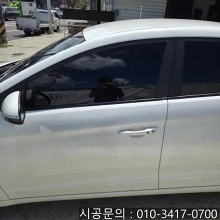 대전 아반떼 AD 솔라가드 GT 전체 썬팅 재시공