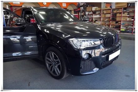 BMW X3 안드로이드 10.25 모니터 장착기