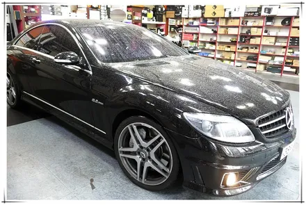 벤츠 CL63AMG - 10.25인치 와이드 안드로이드 모니터 설치