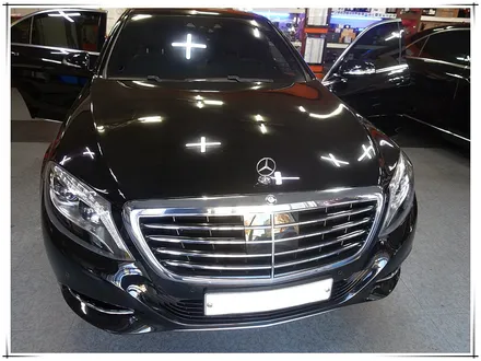 W222 벤츠 S 클래스 순정 리어 모니터 탈착 후 안드로이드 모니터 설치