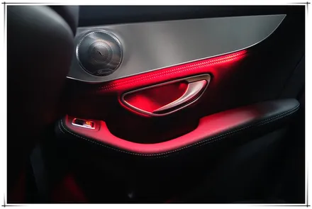 W205 벤츠 C 클래스 64색 앰비언트 라이트 시공