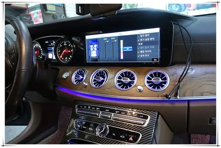 W213 벤츠 E 클래스 - 블랙박스 보조배터리, 앰비언트 송풍구