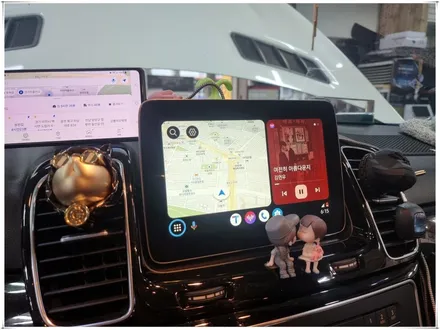2016년 벤츠 GLE 350d - 카플레이, 안드로이드 오토 코딩