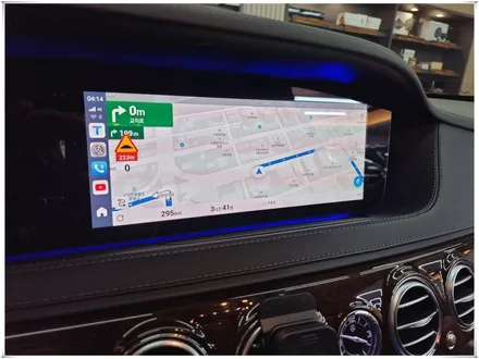 19년 벤츠 S560 카링킷을 활용한 안드로이드 시스템 터치 구현
