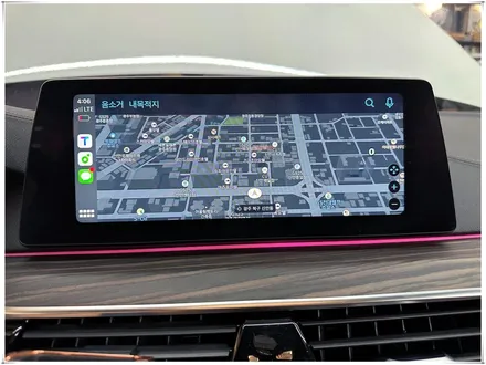 bmw 530d 애플 카플레이 전체화면 코딩과 순정 내비 업데이트