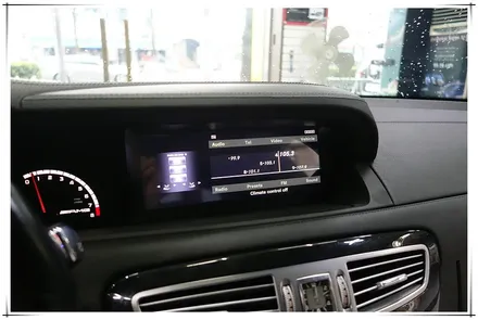 벤츠 CL63AMG - 10.25인치 와이드 안드로이드 모니터 설치