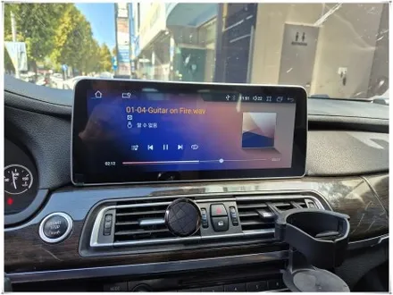 F01 BMW 7시리즈 12.3인치 안드로이드 모니터 설치