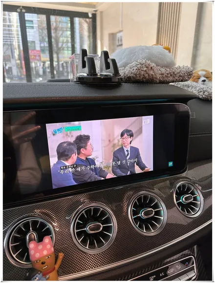벤츠 CLS 400d - 카링킷 프로 3 안드로이드 터치 활용