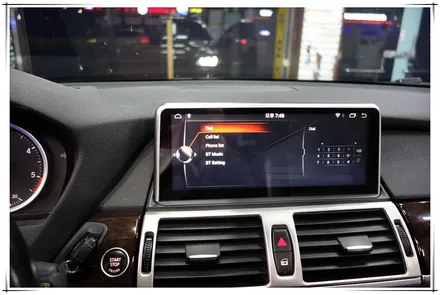 E71 BMW X6 - 안드로이드 10.25 모니터 장착
