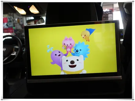 BMW 530i  안드로이드 리어 모니터 설치 - 12.5인치 노바 Z9