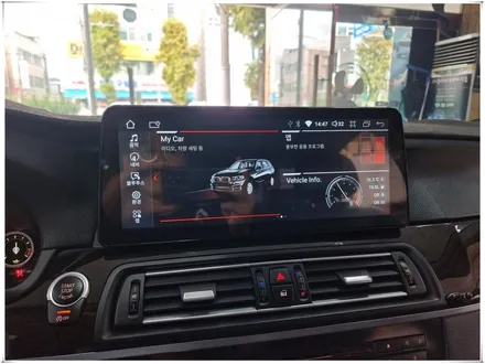 F10 BMW 528i - M 핸들, 12.3인치 안드로이드 모니터