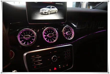 벤츠 CLA45 AMG 송풍구 & 실내 앰비언트 라이트 설치