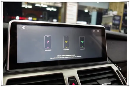 E71 BMW X6 - 안드로이드 10.25 모니터 장착