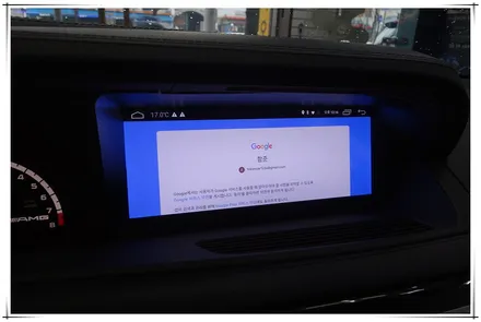 벤츠 CL63AMG - 10.25인치 와이드 안드로이드 모니터 설치