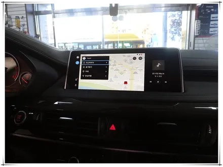 F16 BMW X6  15년형 - 애플 카플레이 및 안드로이드 오토 사용기