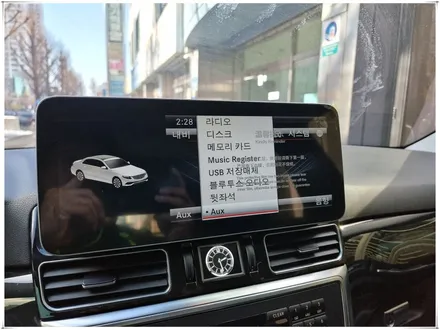 벤츠 GLE350 안드로이드 모니터 - 12.3인치 와이드형