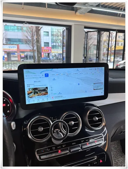 2018 벤츠 GLC 220d 쿠페 안드로이드 올인원 12.3인치