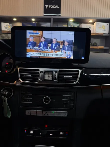 W212 벤츠 E 클래스 안드로이드 올인원 설치 후기