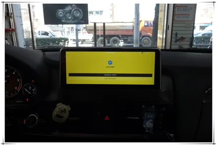 BMW X3 안드로이드 10.25 모니터 장착기