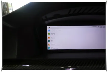 BMW M3 (E93) 안드로이드 모니터 8.8인치