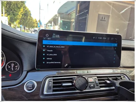 F01 BMW 7시리즈 12.3인치 안드로이드 모니터 설치