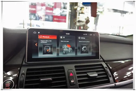 E71 BMW X6 안드로이드 10.25 모니터 교체 장착