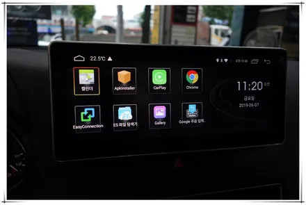 아우디 SQ5 안드로이드 모니터 장착기 - 10.25