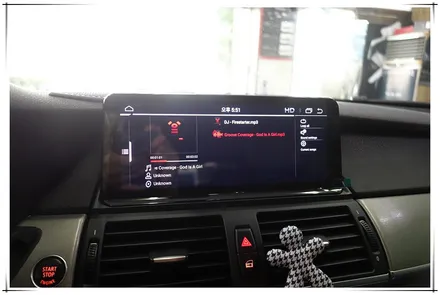 E71 BMW X6 신형 느낌으로 업그레이드 - 10.25 안드로이드 모니터