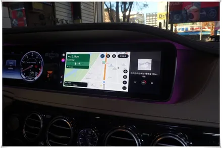 W222 벤츠 S63AMG 애플 카플레이와 안드로이드 오토