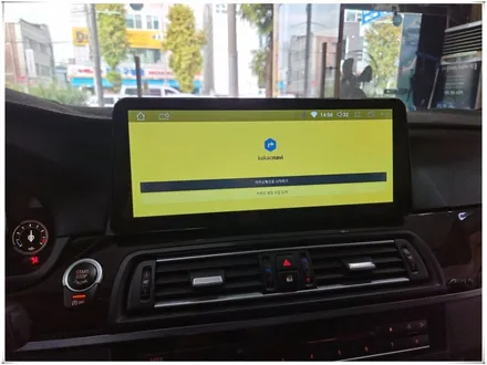 F10 BMW 528i - M 핸들, 12.3인치 안드로이드 모니터
