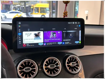 2018 벤츠 GLC 220d - 12.3인치 안드로이드 모니터와 앰비언트 송풍구