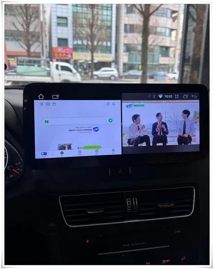 2015 아우디 Q5  12.3인치 안드로이드 모니터 설치