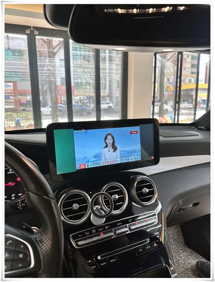 2018 벤츠 GLC 220d 쿠페 안드로이드 올인원 12.3인치