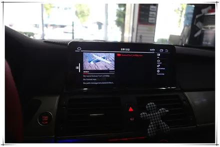 E71 BMW X6 신형 느낌으로 업그레이드 - 10.25 안드로이드 모니터