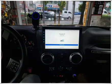 지프랭글러 안드로이드 올인원, 후방카메라