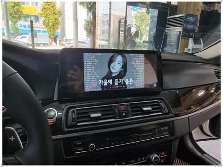 F10 BMW 528i - M 핸들, 12.3인치 안드로이드 모니터