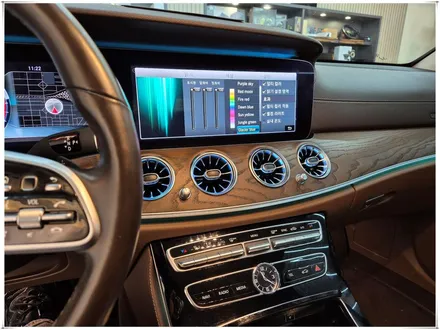 W213 벤츠 E 클래스 E300 앰비언트 송풍구 설치