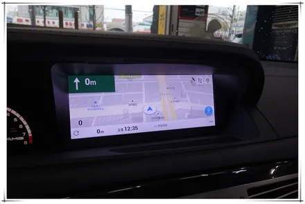 벤츠 CL63AMG - 10.25인치 와이드 안드로이드 모니터 설치
