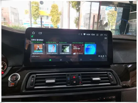 F10 BMW 528i - M 핸들, 12.3인치 안드로이드 모니터