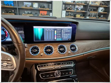 W213 벤츠 E 클래스 E300 앰비언트 송풍구 설치