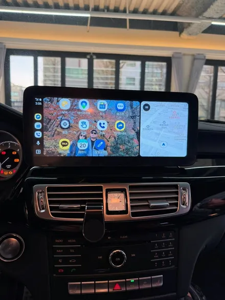 W218 벤츠 CLS 250d 12.3인치 안드로이드 모니터 설치