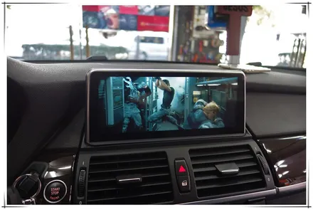 E71 BMW X6 안드로이드 10.25 모니터 교체 장착