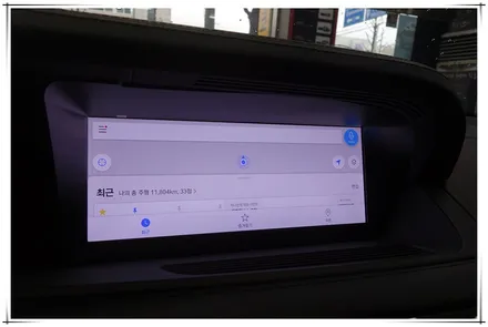 벤츠 CL63AMG - 10.25인치 와이드 안드로이드 모니터 설치