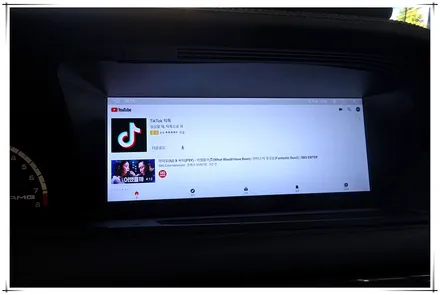 벤츠 CL63AMG  안드로이드 10.25 모니터 설치