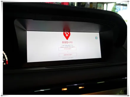 벤츠 CL63AMG 안드로이드 10.25 모니터 시공